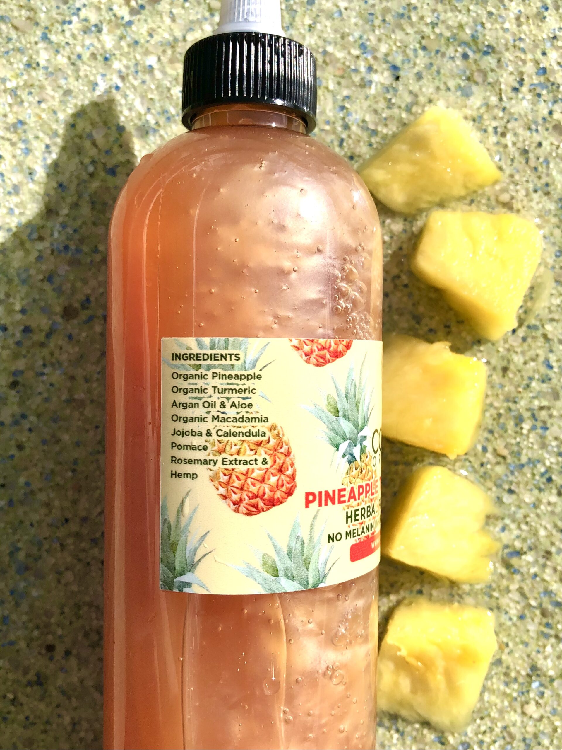 Pineapple Tumeric Alchemy Herbal Face & Body Wash: Brighten. Heal. Refine.  