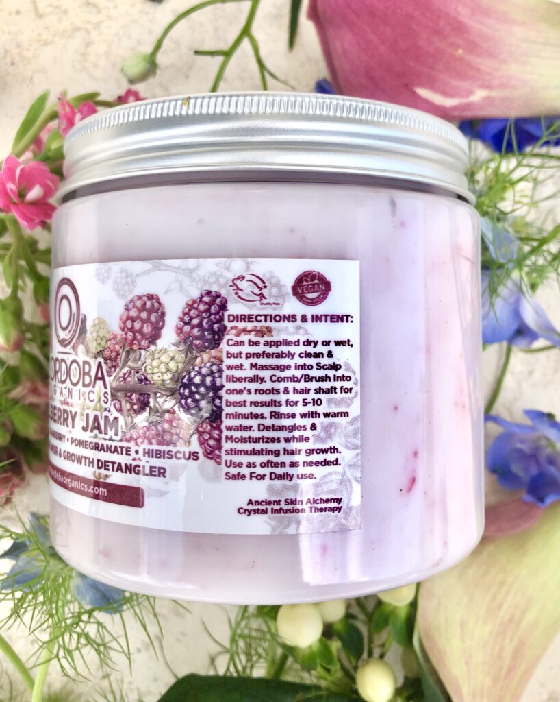 Bilberry Jam Super C Hair Conditioner & Growth Detangler Black Currant. Cranberry. Pomegranate